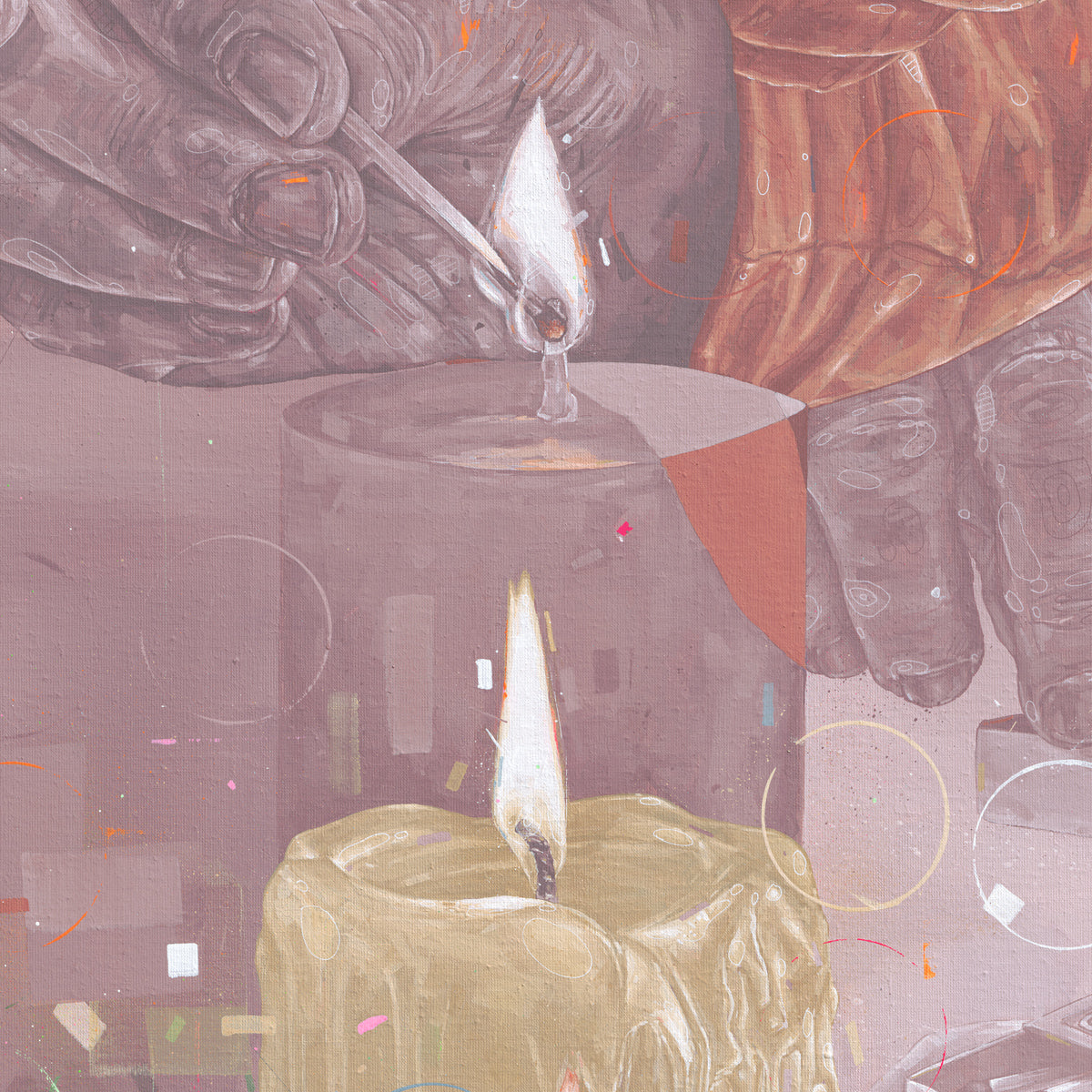 Eternal flame painting