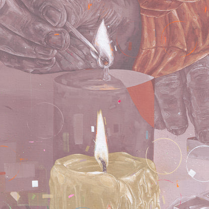 Eternal flame painting