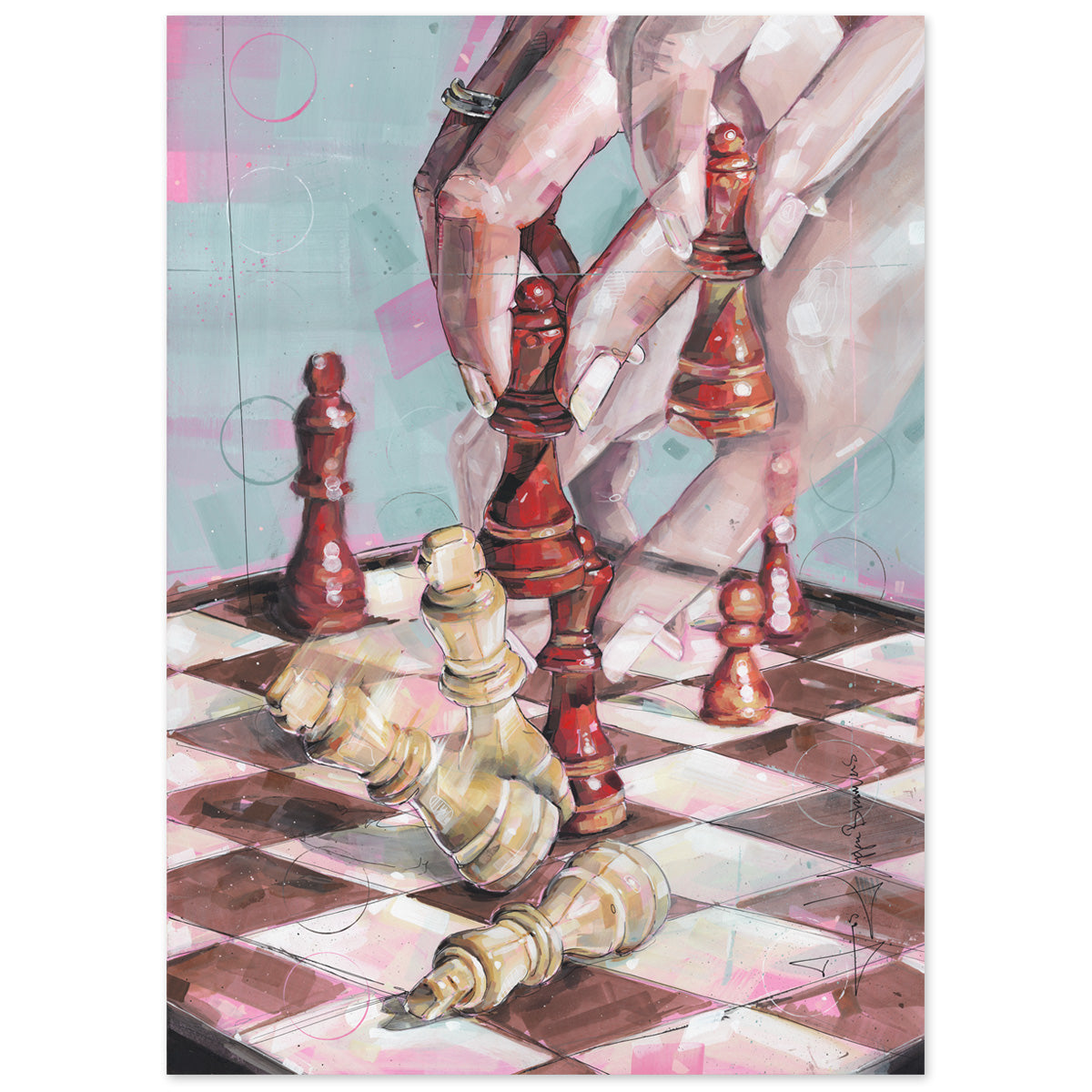 Checkmate painting