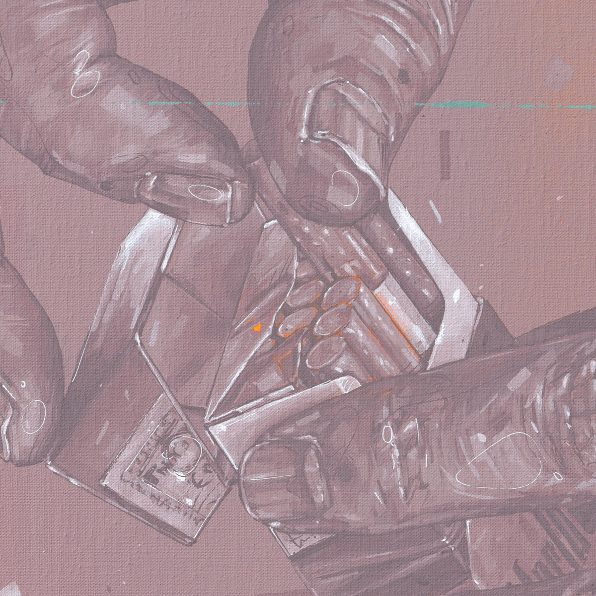 One pack a day painting