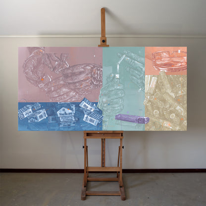 One pack a day painting