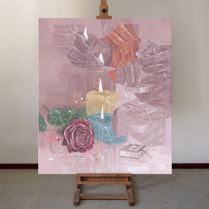 Eternal flame painting