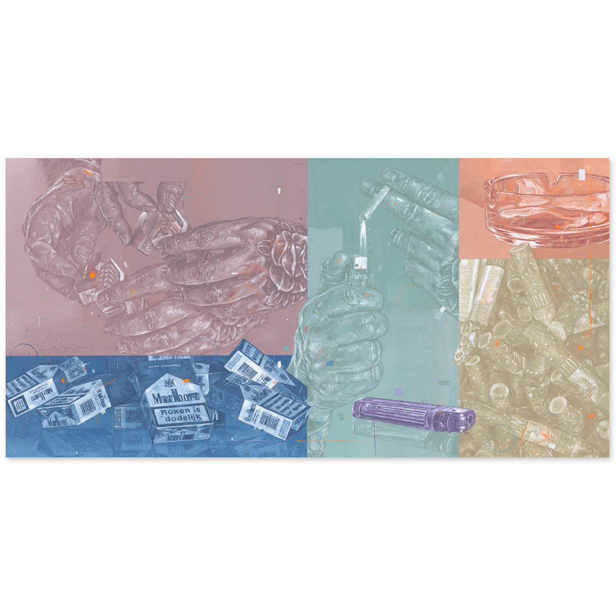 One pack a day poster