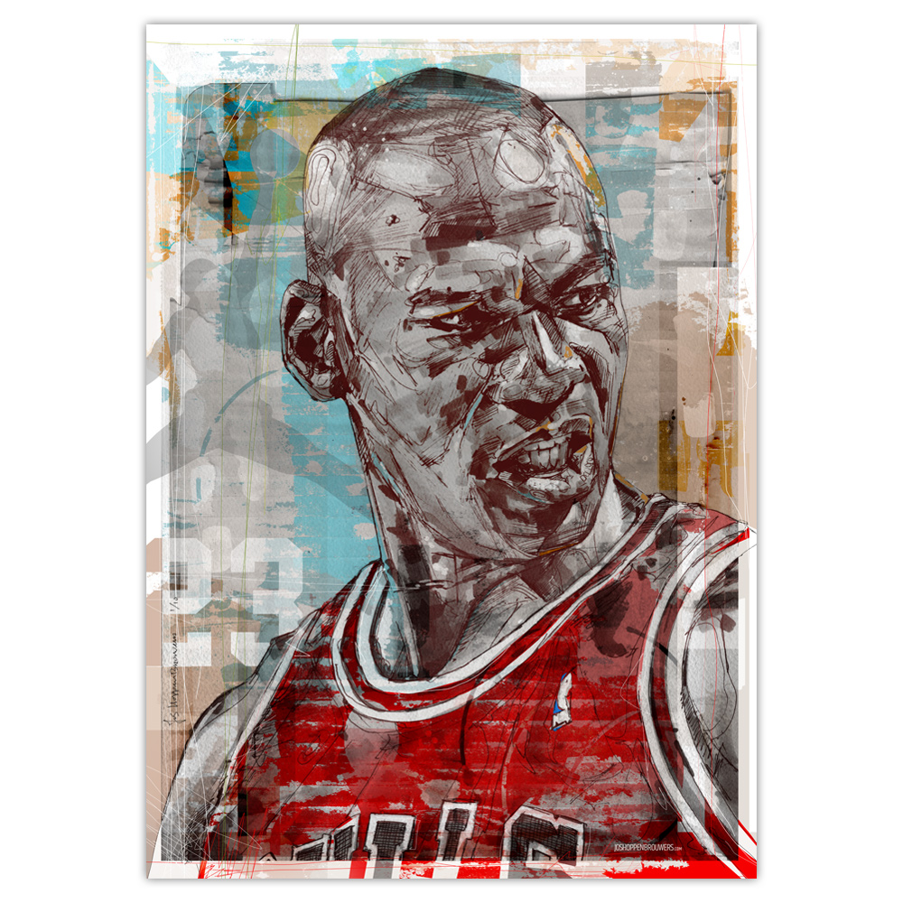 DeMoose Art — Here Is My Complete Michael Jordan In Chicago