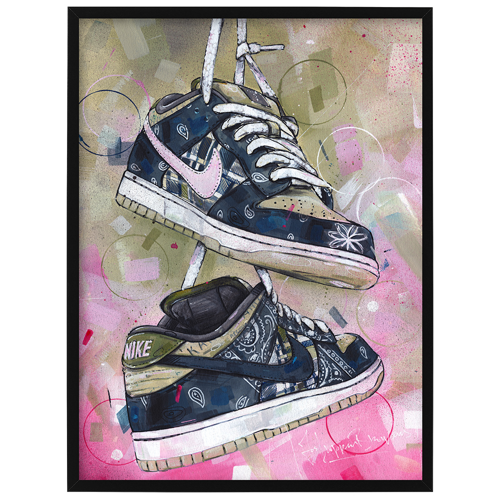 helpen domesticeren Farmacologie Nike Dunk low Travis Scott print (50x70cm) – Jos Hoppenbrouwers art
