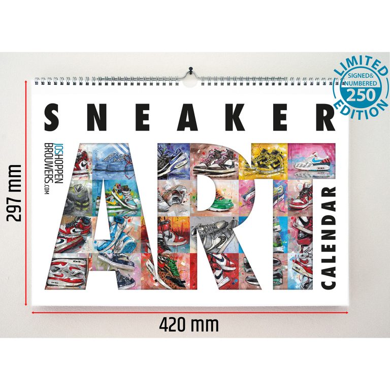 Nike sneaker art calendar (420x297mm) *edición limitada Jos