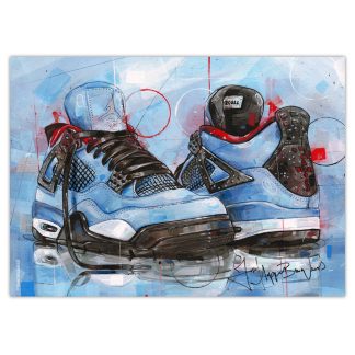 Nike Chunky Dunky painting. posters & prints by Jos Hoppenbrouwers