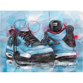 Nike Air Force 1 Low Off-White University Blue painting (40x30cm) – Jos  Hoppenbrouwers art